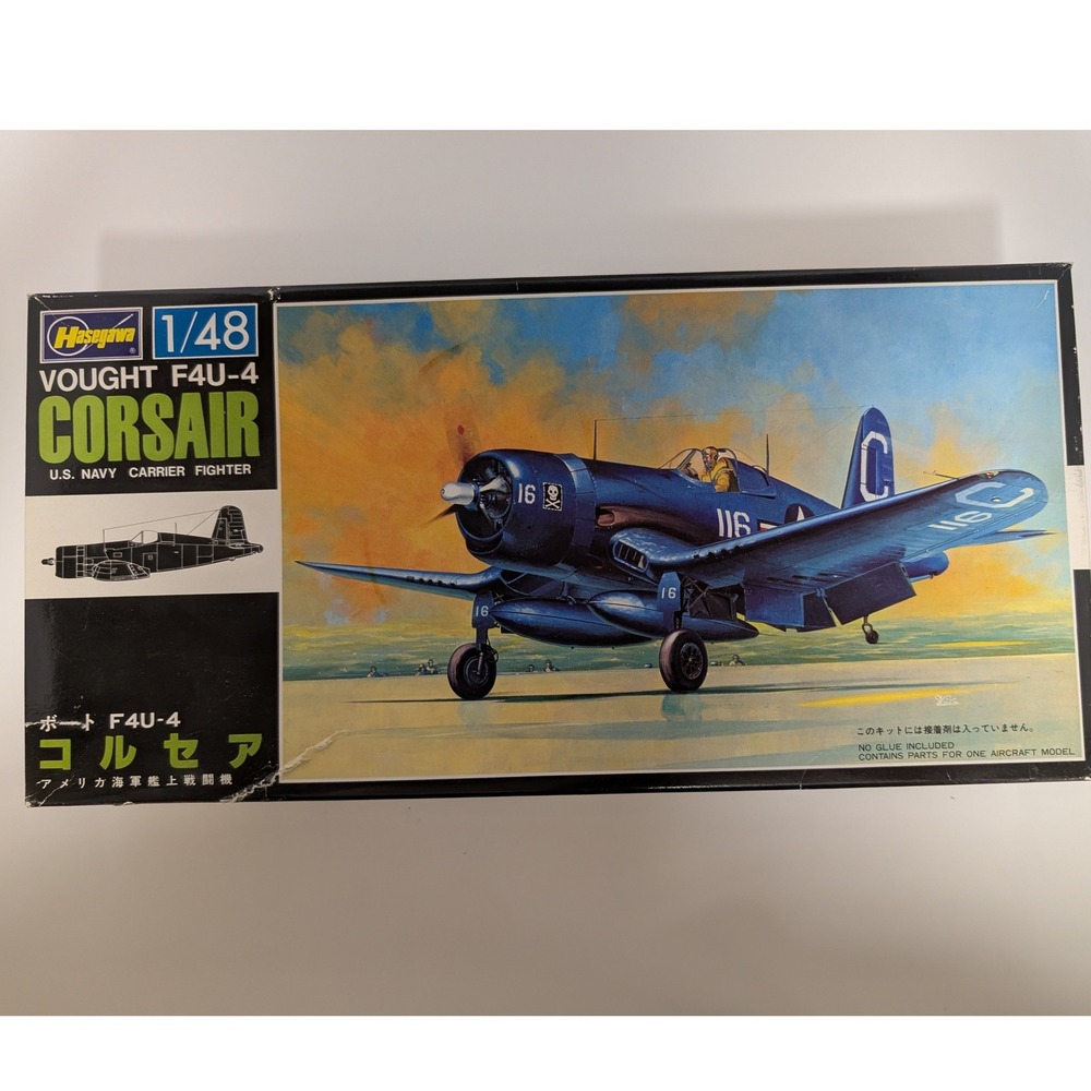 Hasegawa 1/48 Vought F4U-4 Corsair US Navy Carrier Fighter Model Kit U3 U003